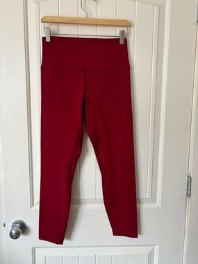lululemon Rare Team Canada High-Waist Red Align Leggings Size 8